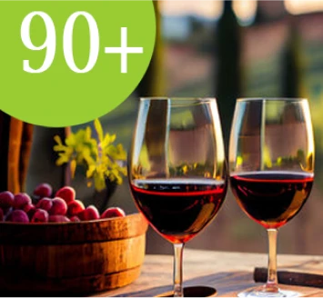 Wines rated 90+