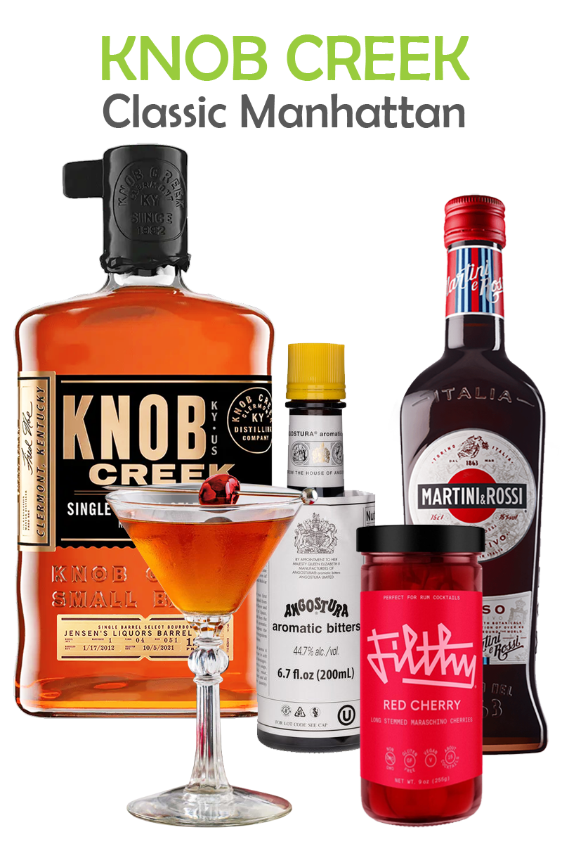 Knob Creek Classic Manhattan Cocktail Kit