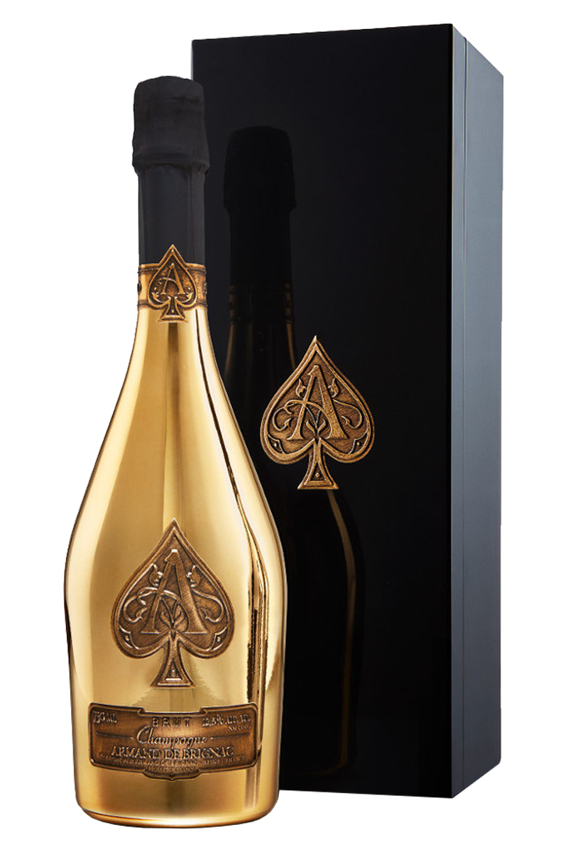 Ace of Spades Armand de Brignac Brut Gold Champagne – Jensens Liquors Ace of Spades Armand de Brignac Brut Gold Champagne – Jensens Liquors