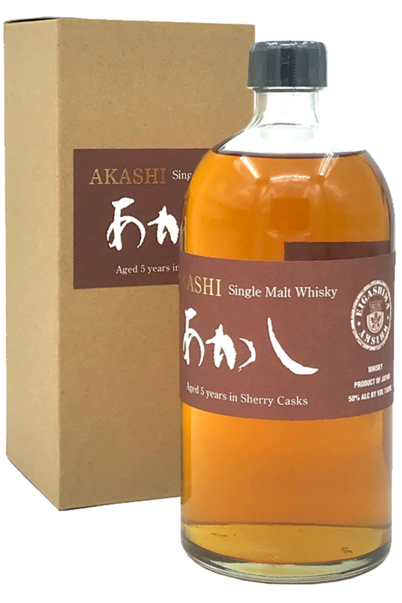 Akashi 5 Years Sherry Cask Single Malt Japanese Whisky