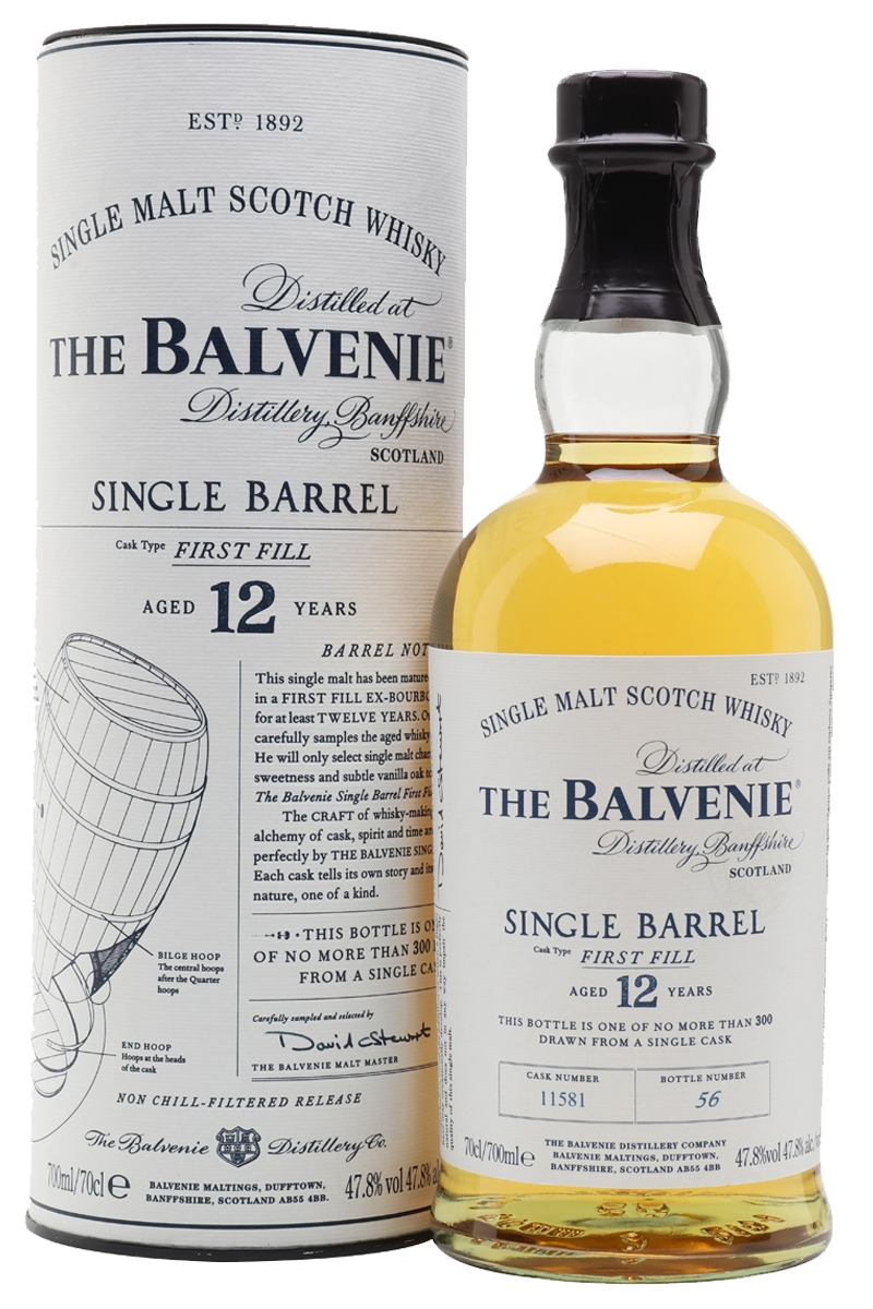 The Balvenie 12 Years Single Barrel Single Malt Scotch Whisky The Balvenie 12 Years Single Barrel Single Malt Scotch Whisky
