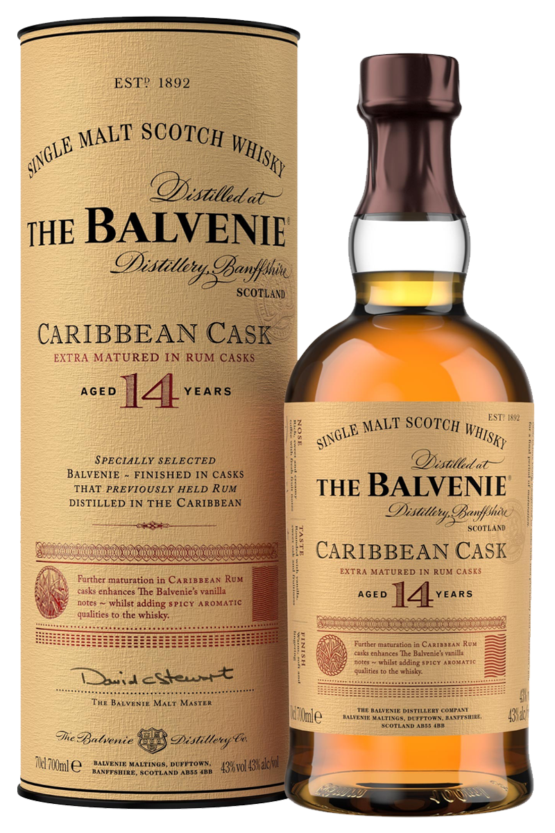 The Balvenie 14 Years Caribbean Cask Finish Single Malt Scotch The Balvenie 14 Years Caribbean Cask Finish Single Malt Scotch