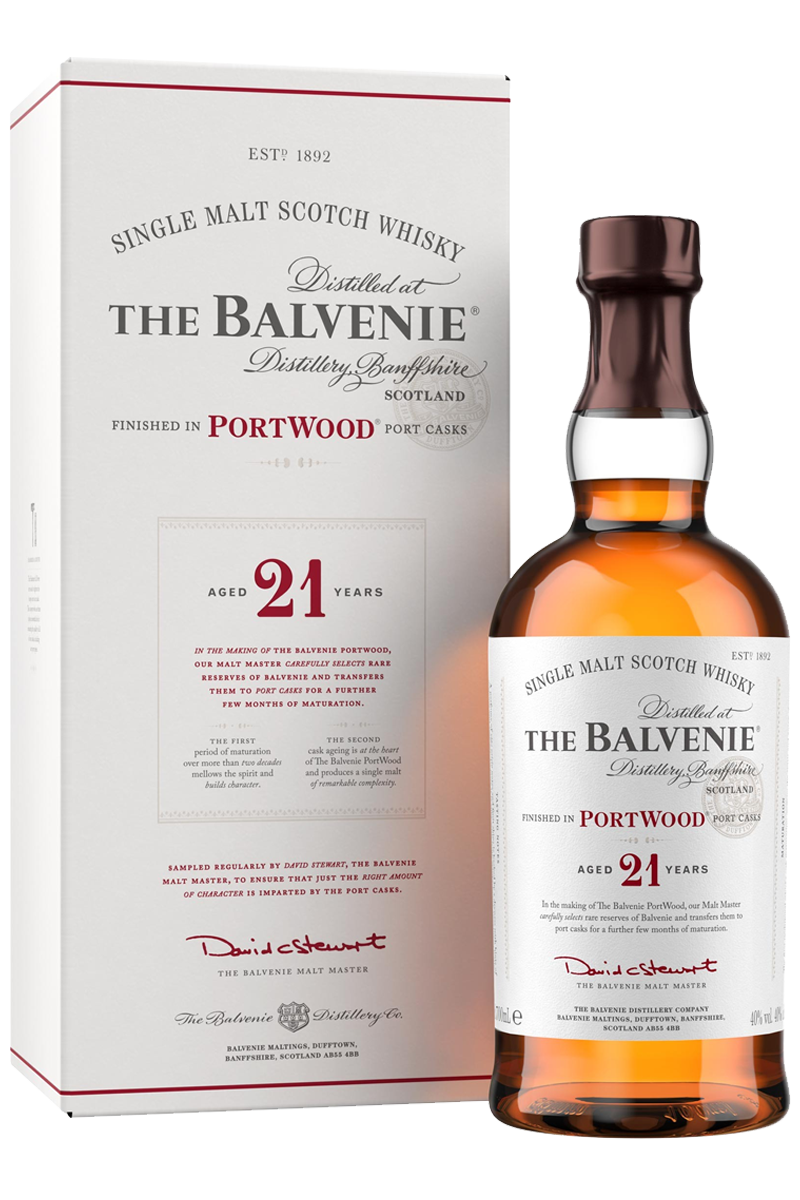 The Balvenie 21 Years Portwood Cask Finish – Jensens Liquors The Balvenie 21 Years Portwood Cask Finish – Jensens Liquors