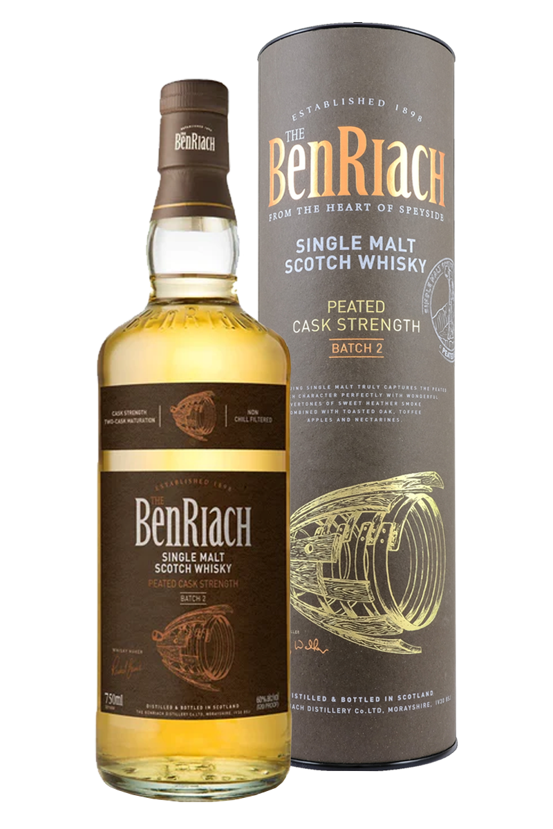 Benriach Peated Cask Strength Single Malt Scotch – Jensens Liquors Benriach Peated Cask Strength Single Malt Scotch – Jensens Liquors