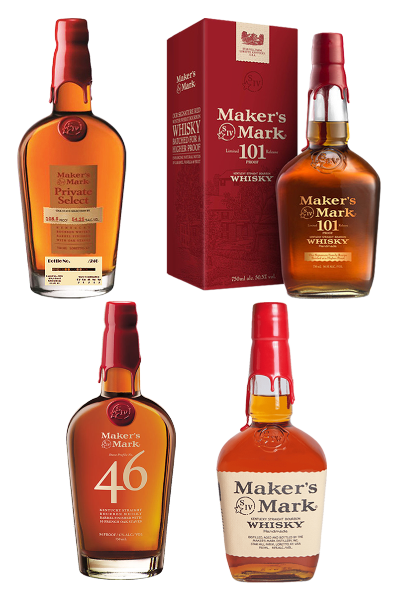 maker's mark × 4 maker's mark × 4