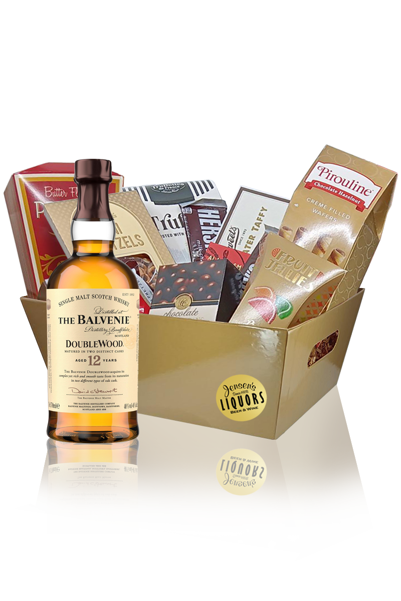 Single Malt Gift Basket The Balvenie 12 Years – Jensens Liquors