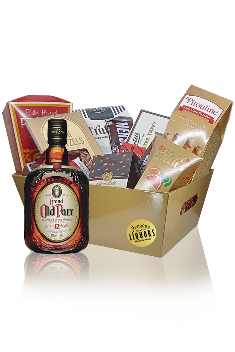 Scotch Gift Basket Old Parr 12 Years – Jensens Liquors