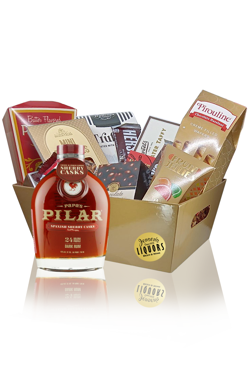 Rum Gift Basket Papas Pilar Spanish Sherry Cask – Jensens Liquors