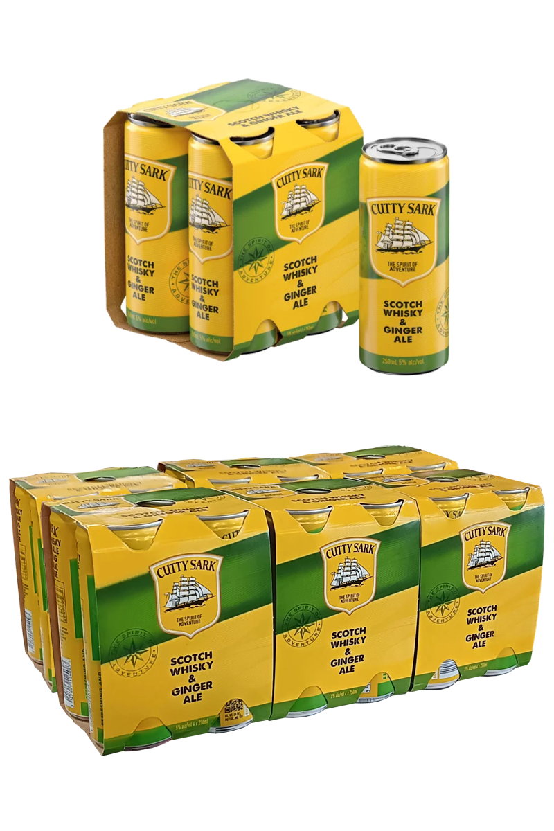 Cutty Sark and Ginger Ale