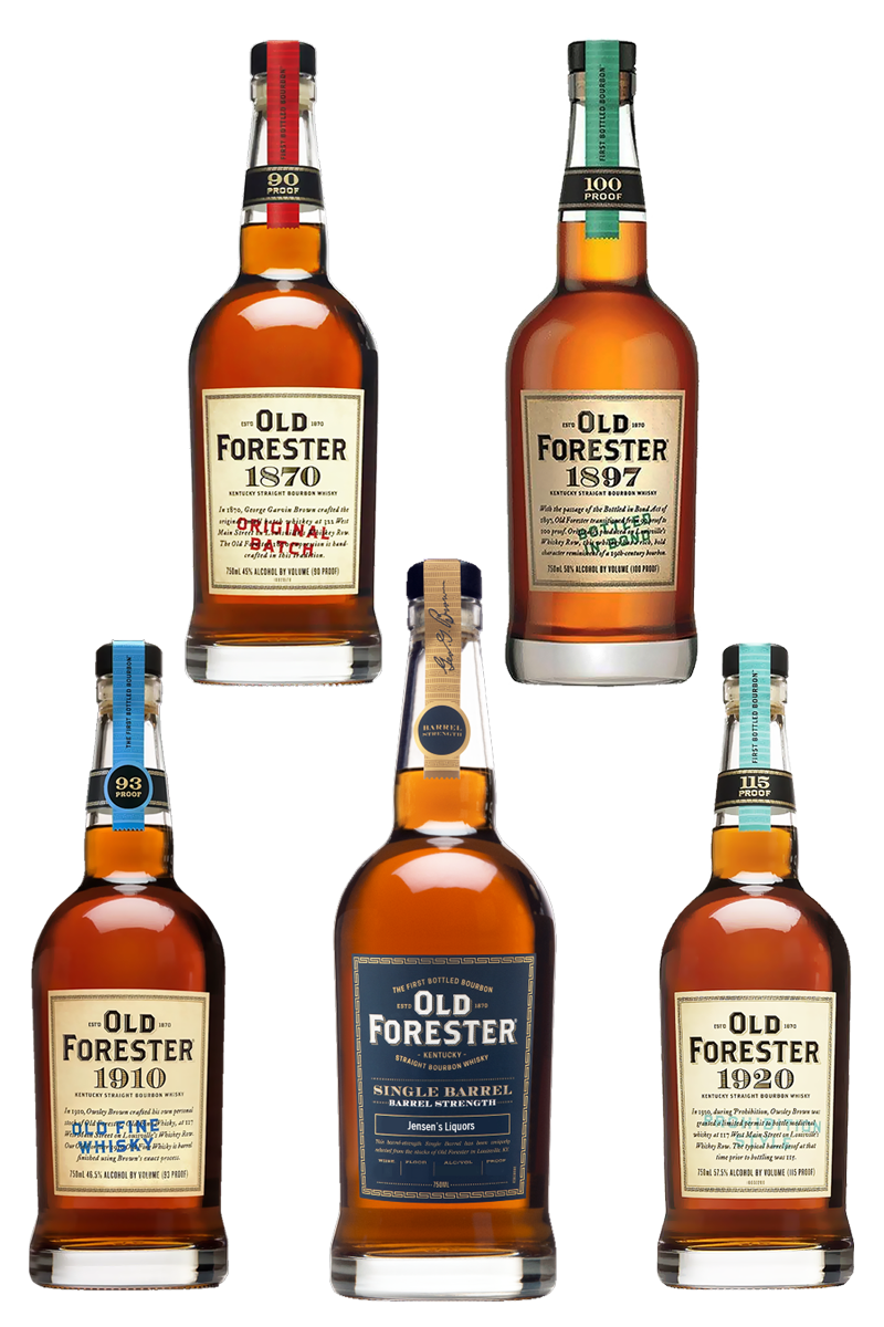 Old Forester, "The Favorites" Collection