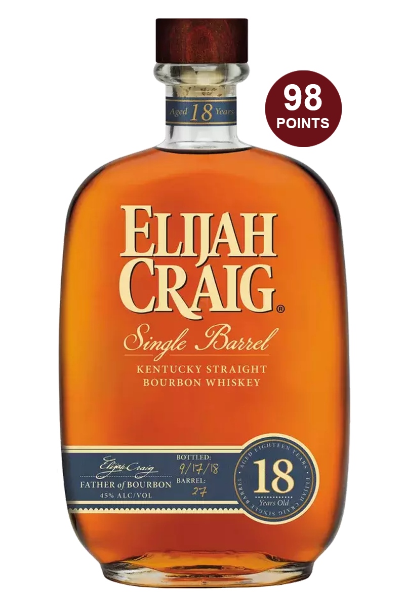 Elijah Craig 18 Years Single Barrel Bourbon