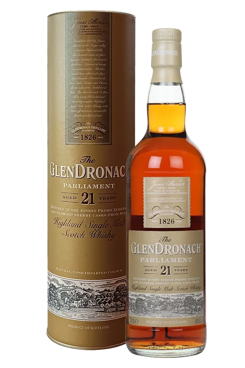 Glendronach 21 Years Parliament Single Malt Scotch Whisky Glendronach 21 Years Parliament Single Malt Scotch Whisky