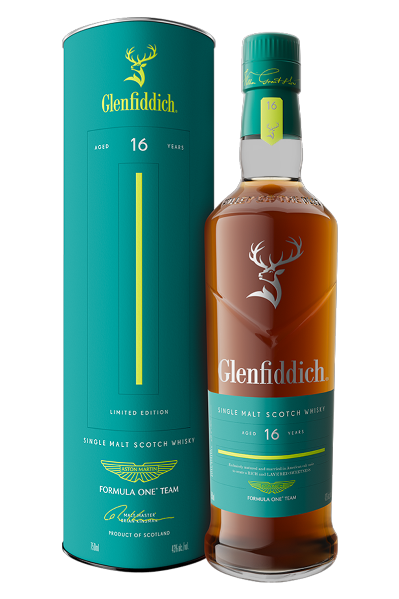 Glenfiddich 16 Years Aston Martin Single Malt Scotch Whisky Glenfiddich 16 Years Aston Martin Single Malt Scotch Whisky