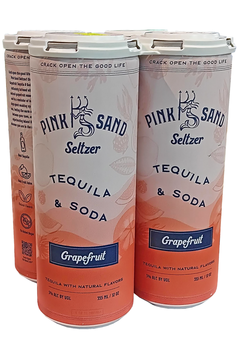 Pink Sand Grapefruit Tequila & Soda Seltzer