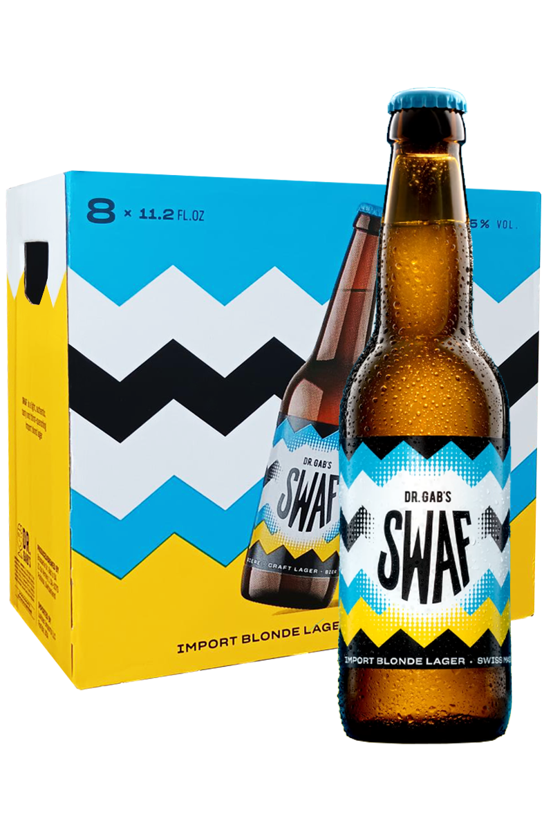 Swaf Swiss Made Blonde Lager Beer