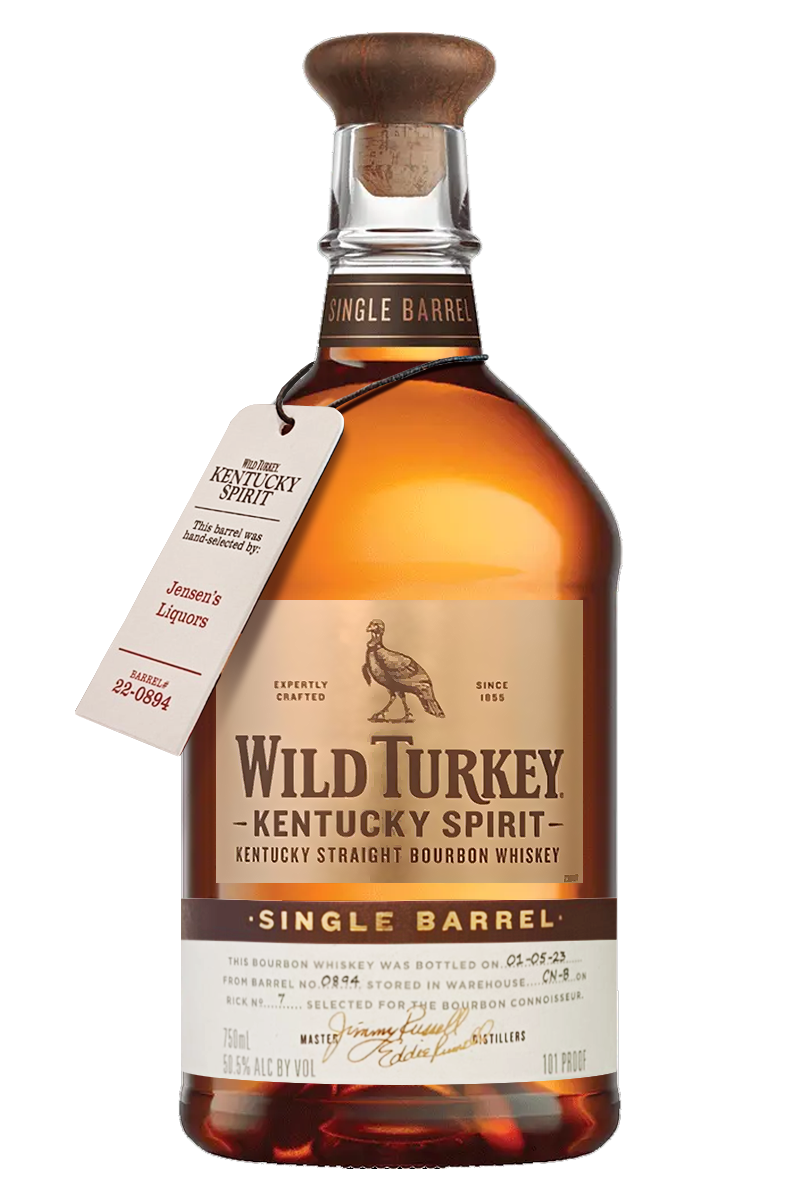 Wild Turkey Single Barrel Kentucky Spirit Straight Bourbon Whiskey Wild Turkey Single Barrel Kentucky Spirit Straight Bourbon Whiskey