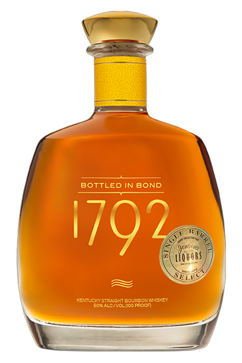 1792 Single Barrel Bottled in Bond Kentucky Straight Bourbon Whiskey ...