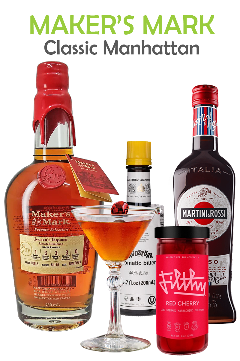 Maker's Mark Classic Manhattan Cocktail Kit