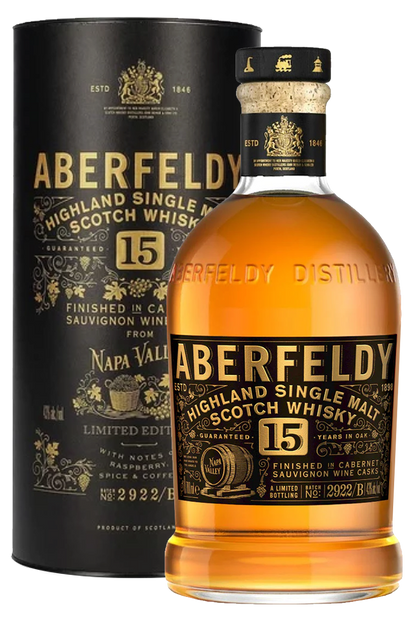 Aberfeldy 15 Years Single Malt Scotch Whiskey 750 ML 2