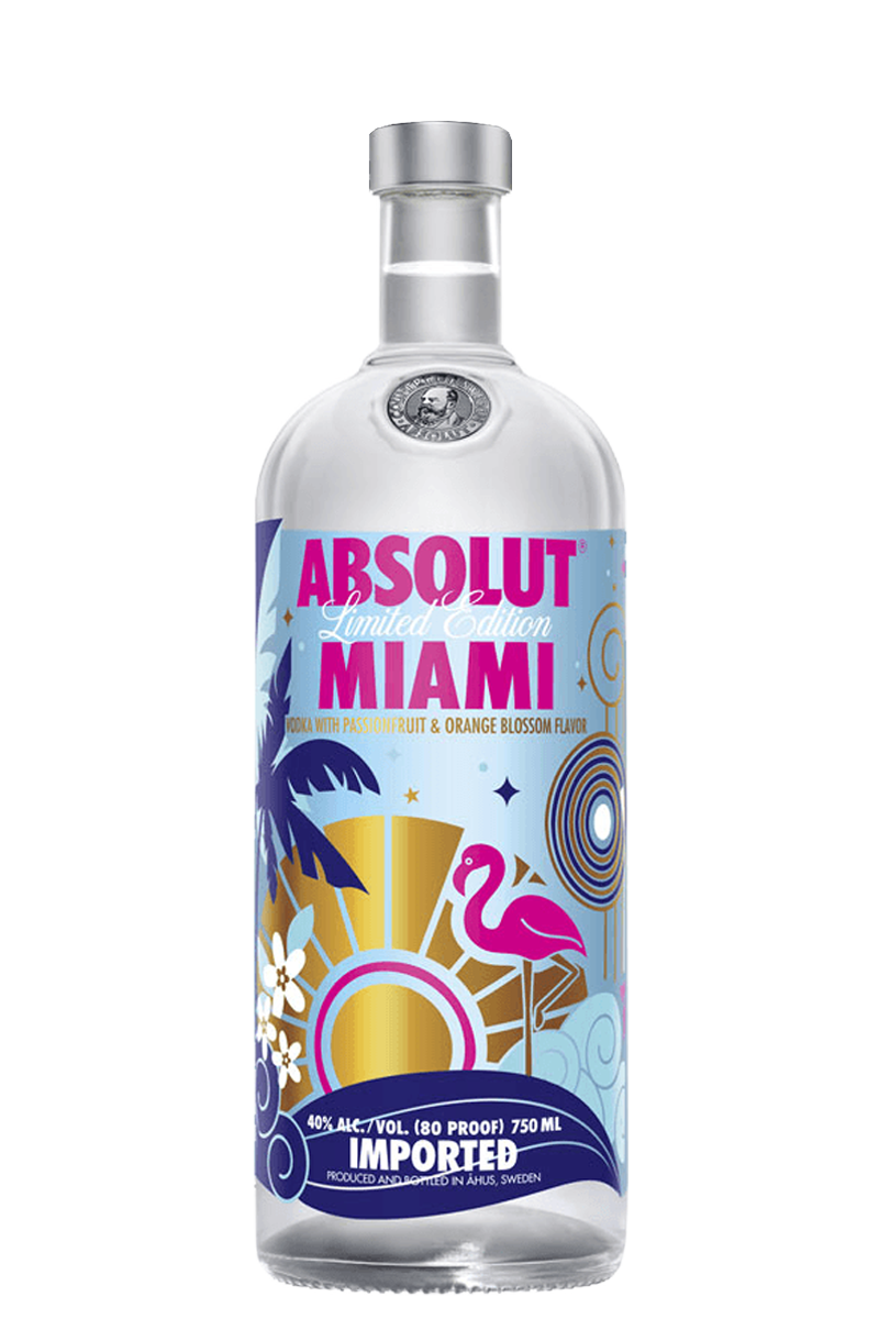 Absolut Miami Limited Edition Vodka 750 ML