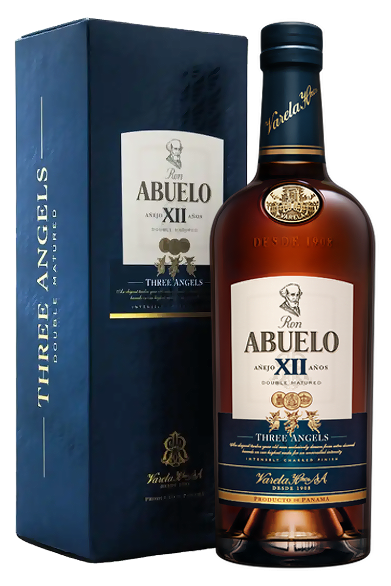 Abuelo Three Angels 12 Years Rum 750 ML