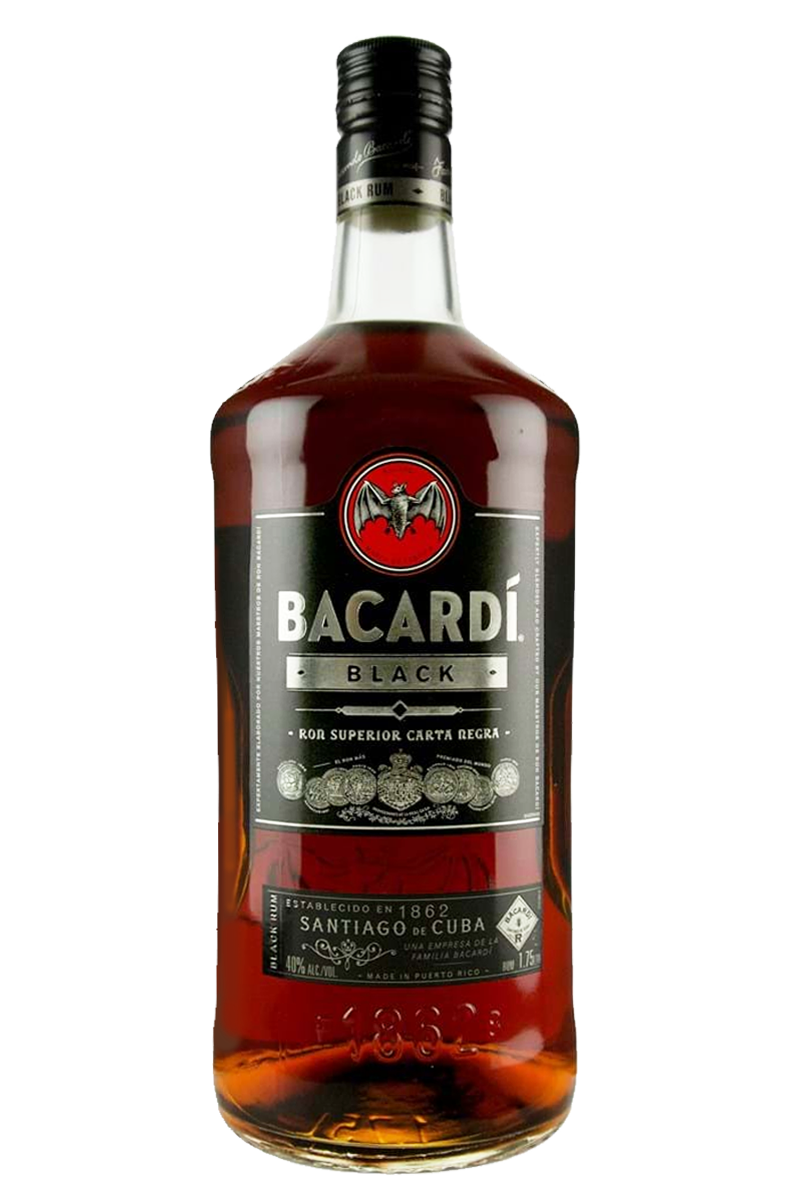 Bacardi Black Rum 1.75 LT