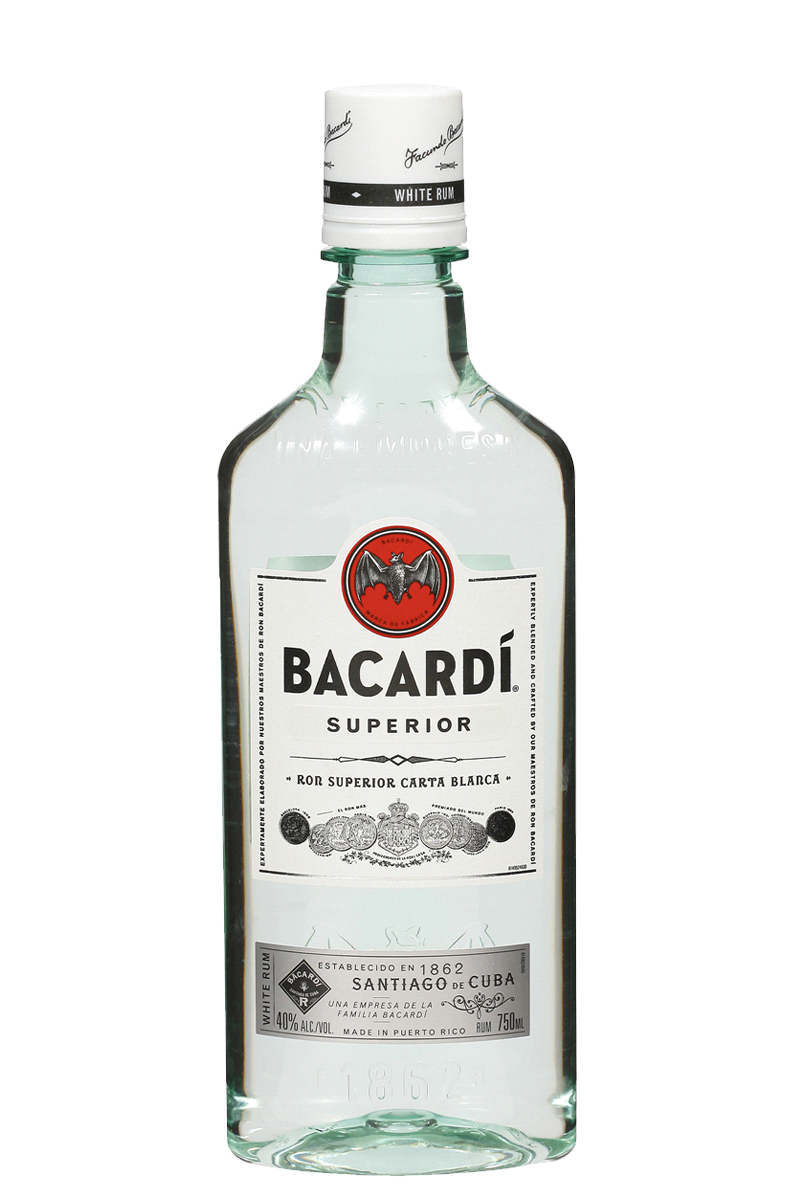 Bacardi Superior Rum PET 750 ML