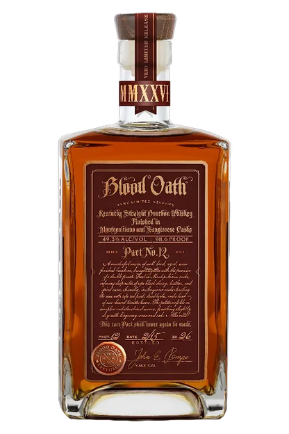 Blood Oath Pact No. 12 Kentucky Straight Bourbon