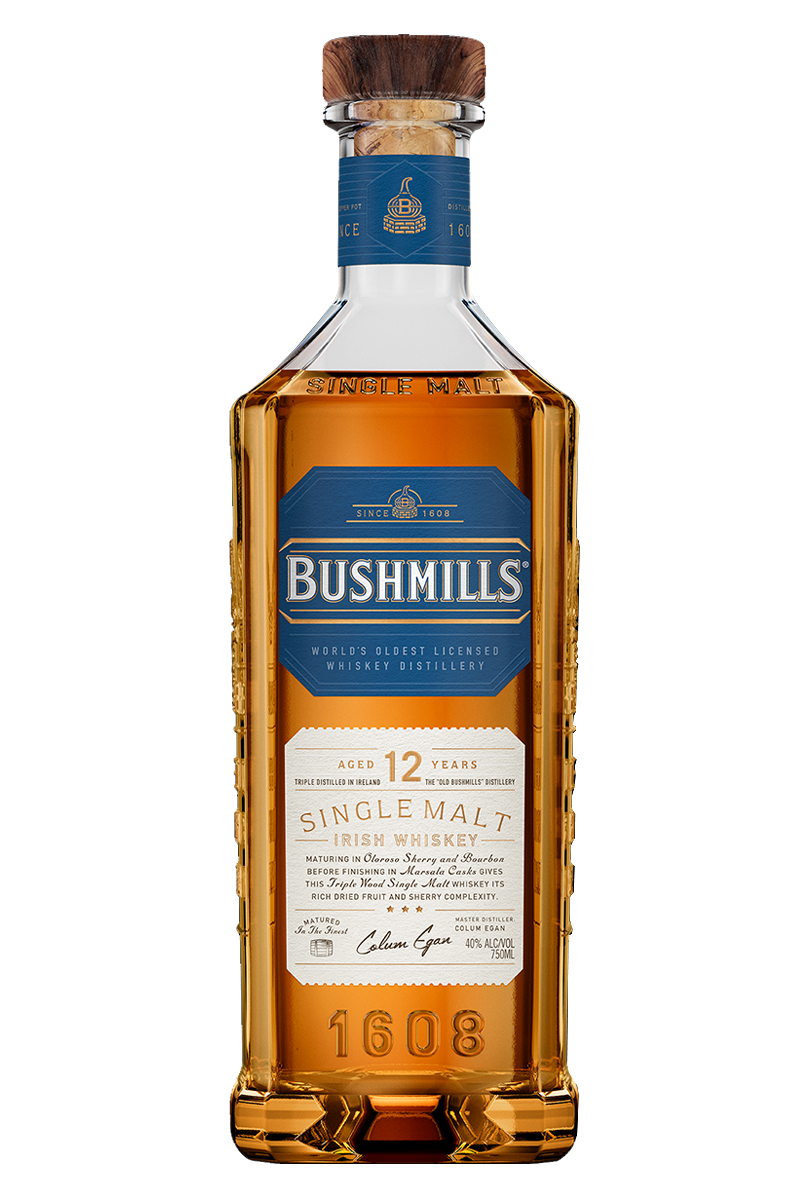 Bushmills 12 Years Single Malt Irish Whiskey 750 ML