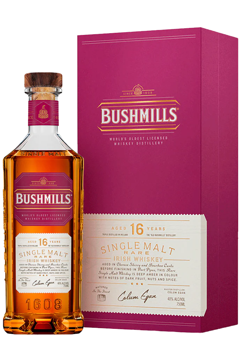 Bushmills 16 Years Single Malt Irish Whiskey 750 ML 2