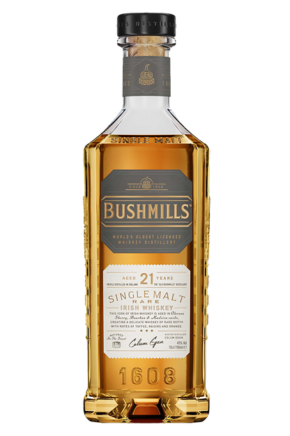 Bushmills 21 Years Single Malt Irish Whiskey 750 ML