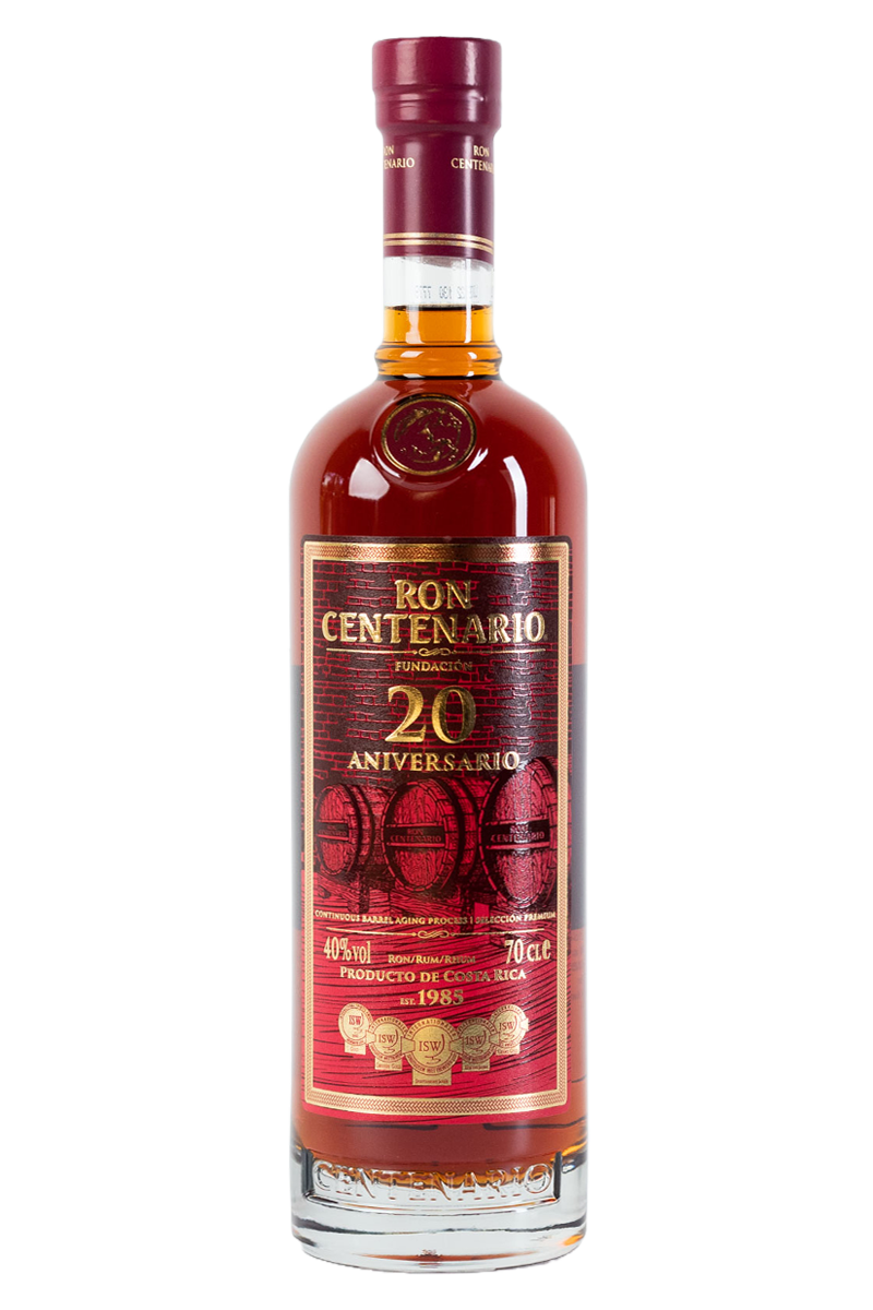 Centenario Fundación 20 Years Añejo Rum