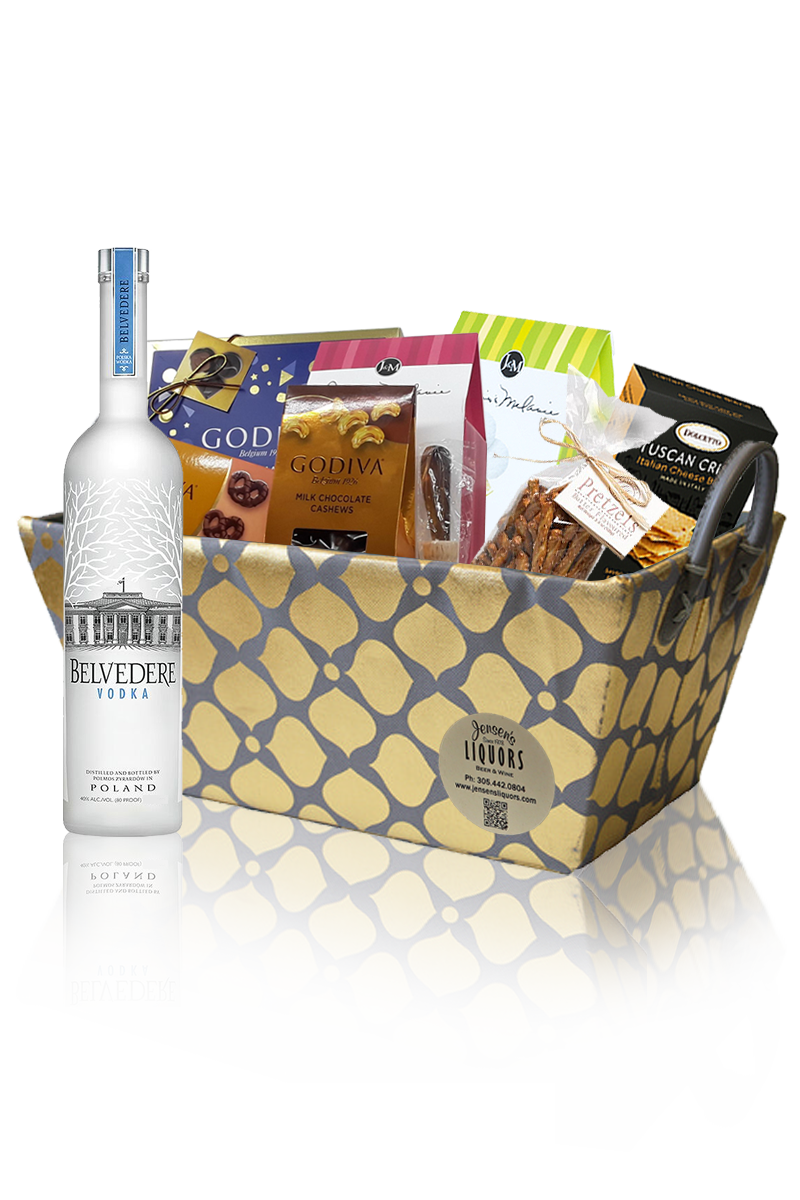 Vodka Gift Basket Belvedere