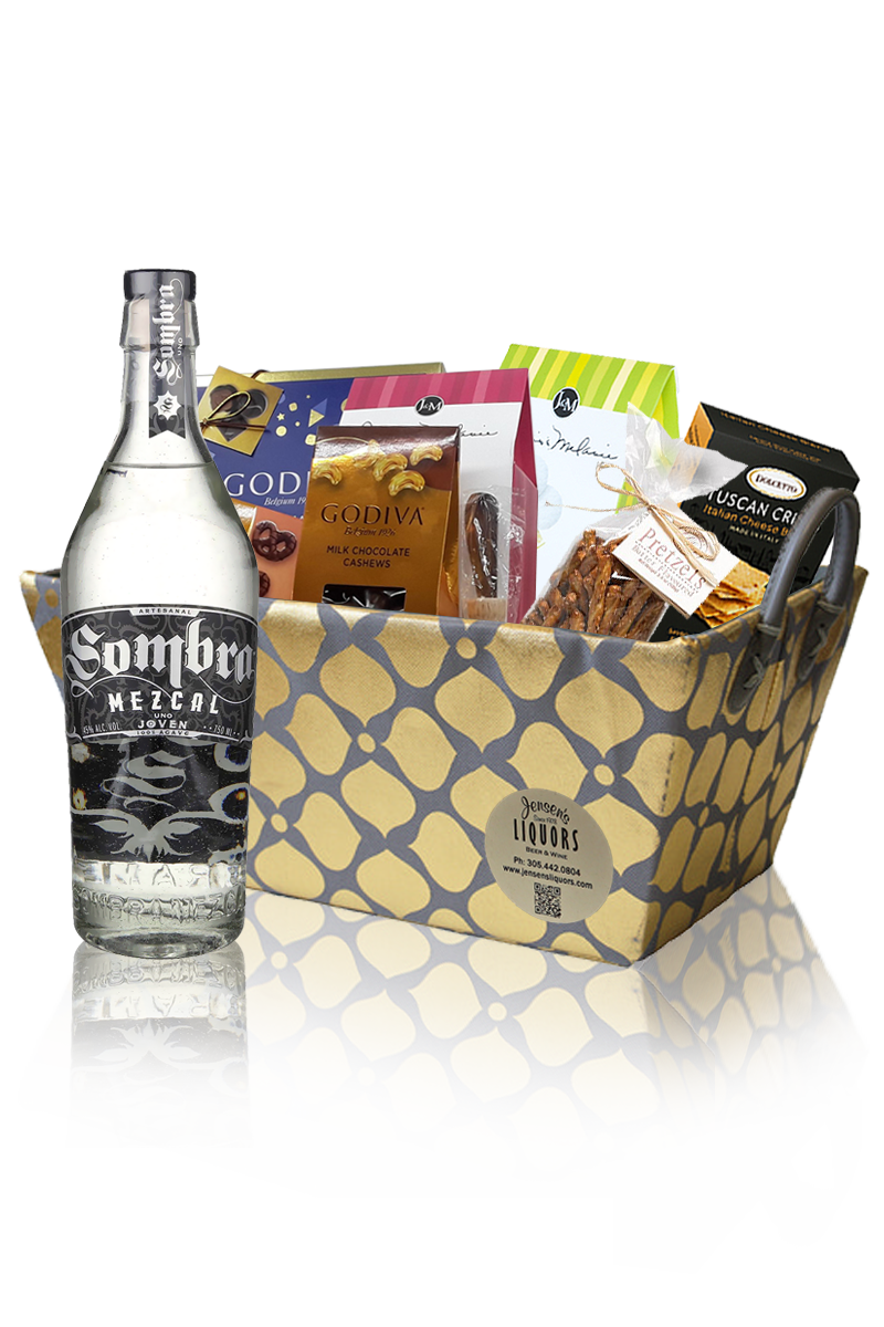 Tequila Gift Basket Sombra Mezcal