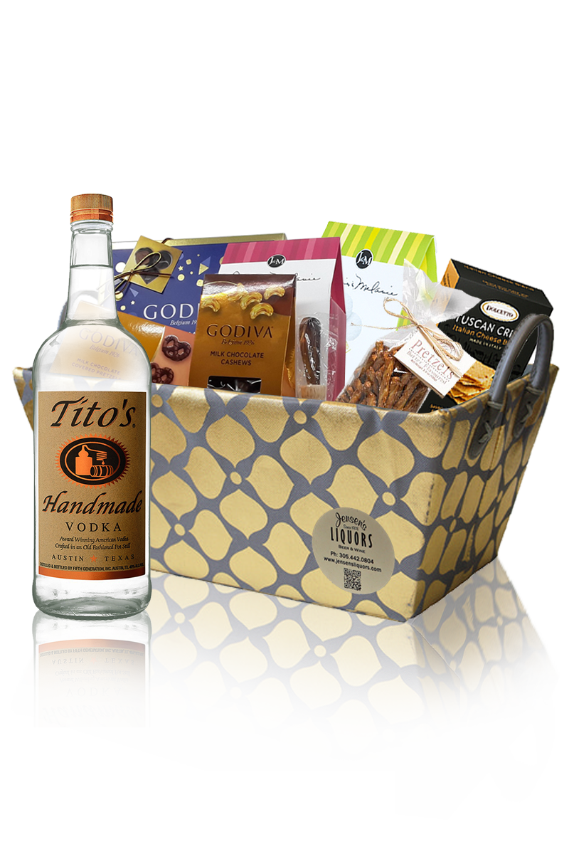 Vodka Gift Basket Titos