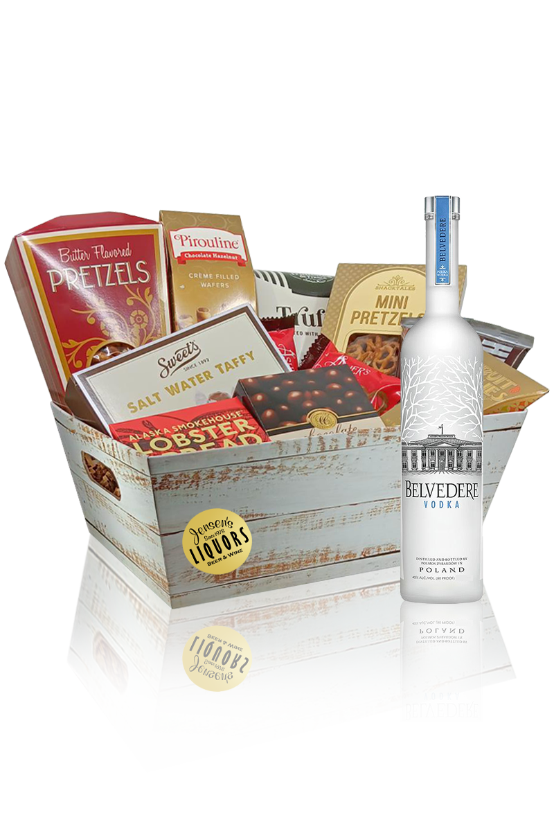Vodka Gift Basket Belvedere – Jensens Liquors