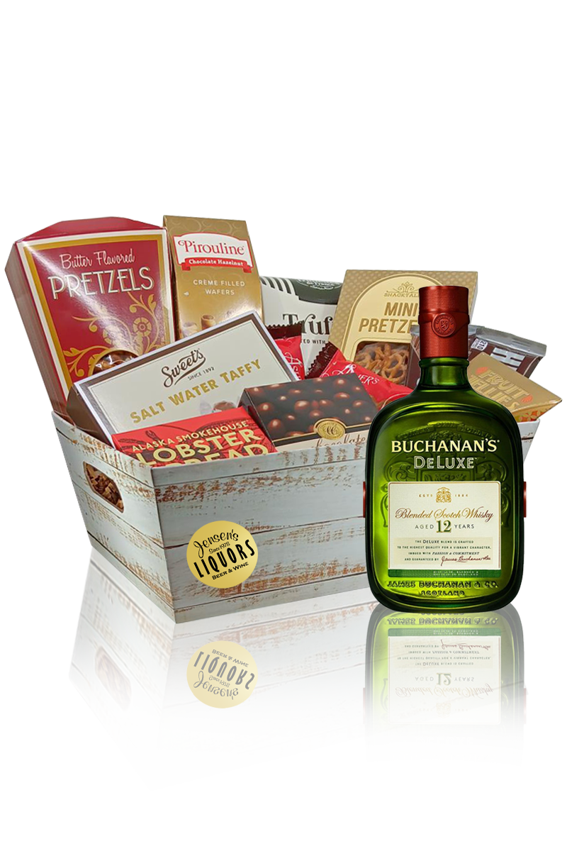 Scotch Gift Basket Buchanan's 12 Years