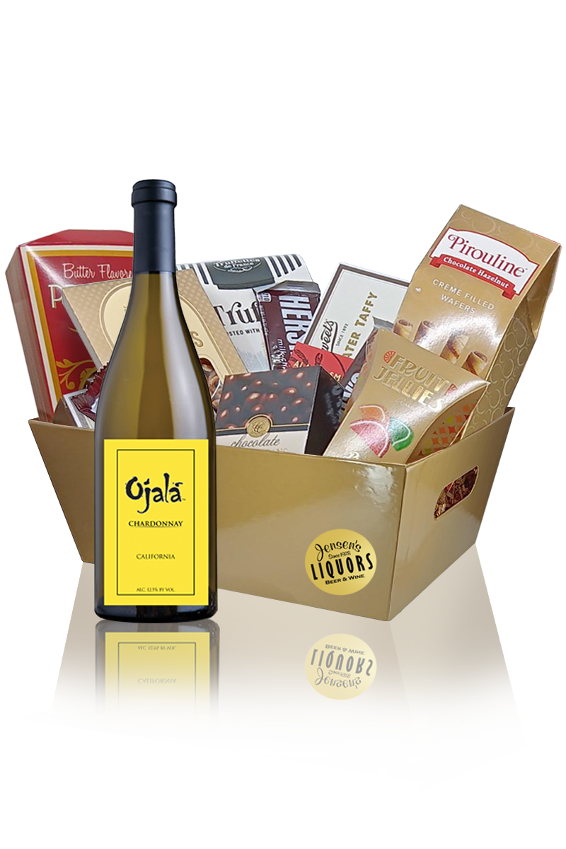 Wine Gift Basket Ojala Chardonnay