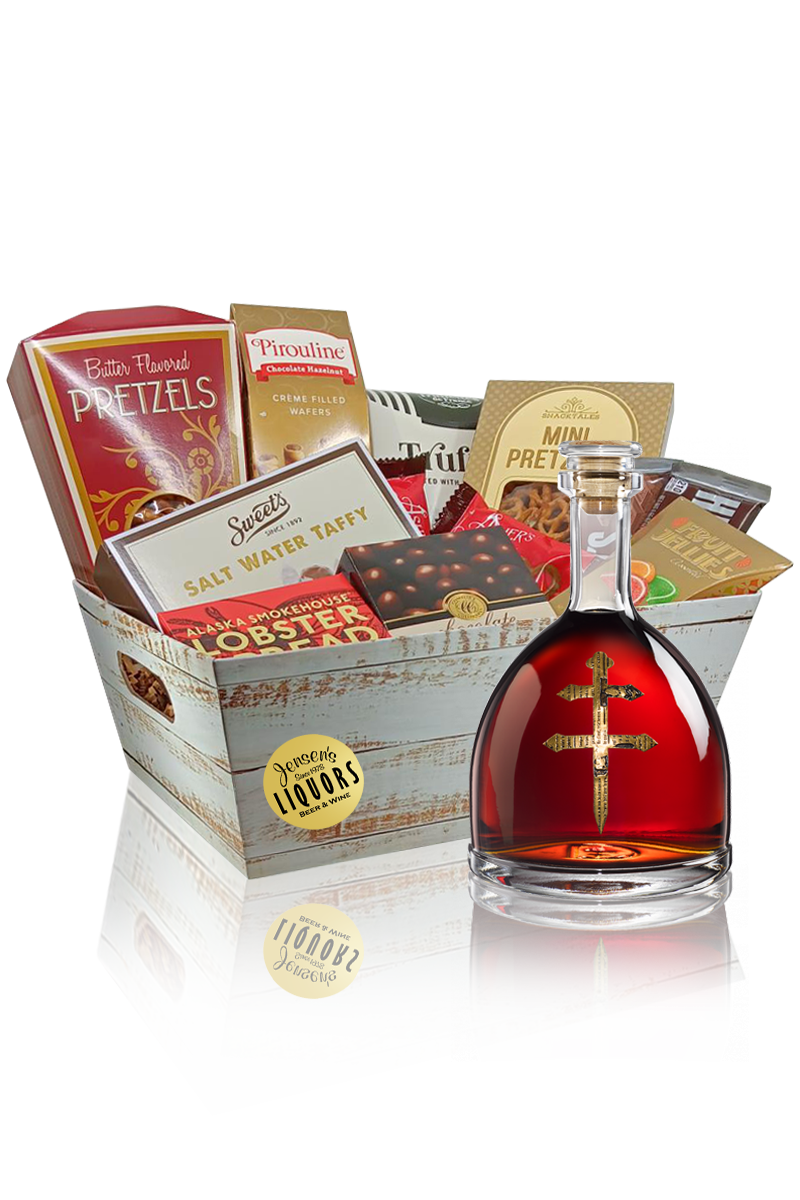 Cognac-Brandy Gift Basket D'Usse VSOP