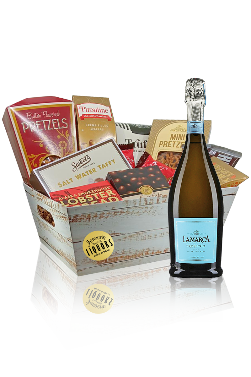 Sparkling Wine Gift Basket La Marca