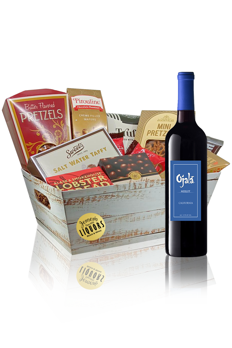 Wine Gift Basket Ojala Merlot