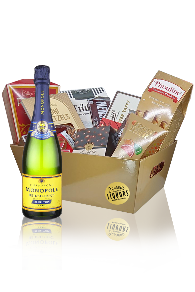 Champagne Gift Basket Monopole Heidsieck Brut