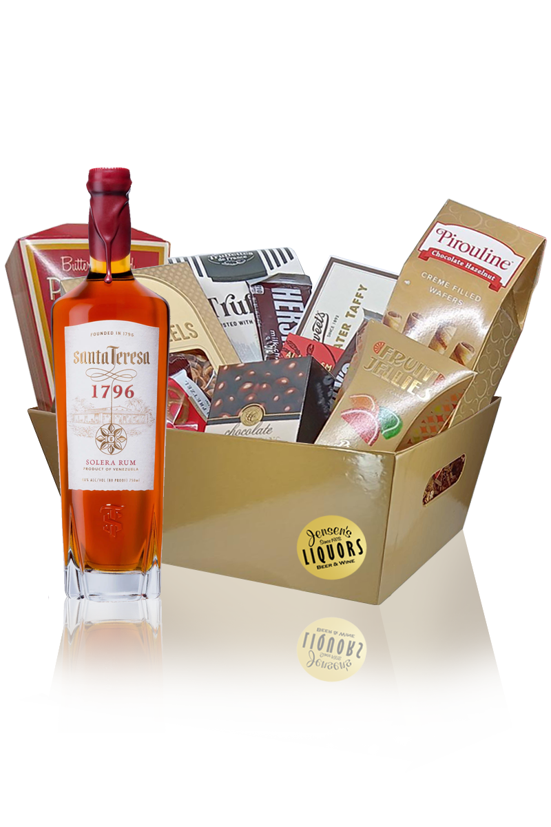 Rum Gift Basket Santa Teresa 1796