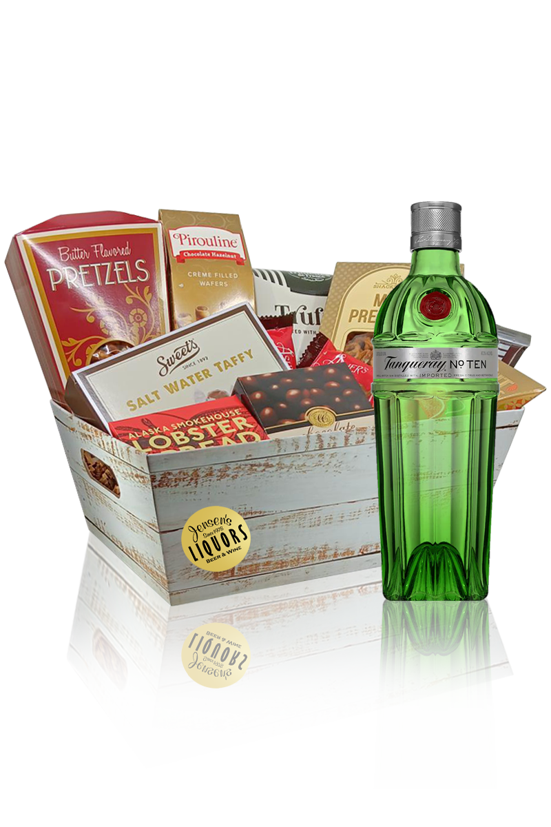 Gin Gift Basket Tanqueray Ten