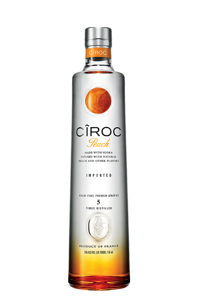 Ciroc Peach Flavored French Vodka 750 ML