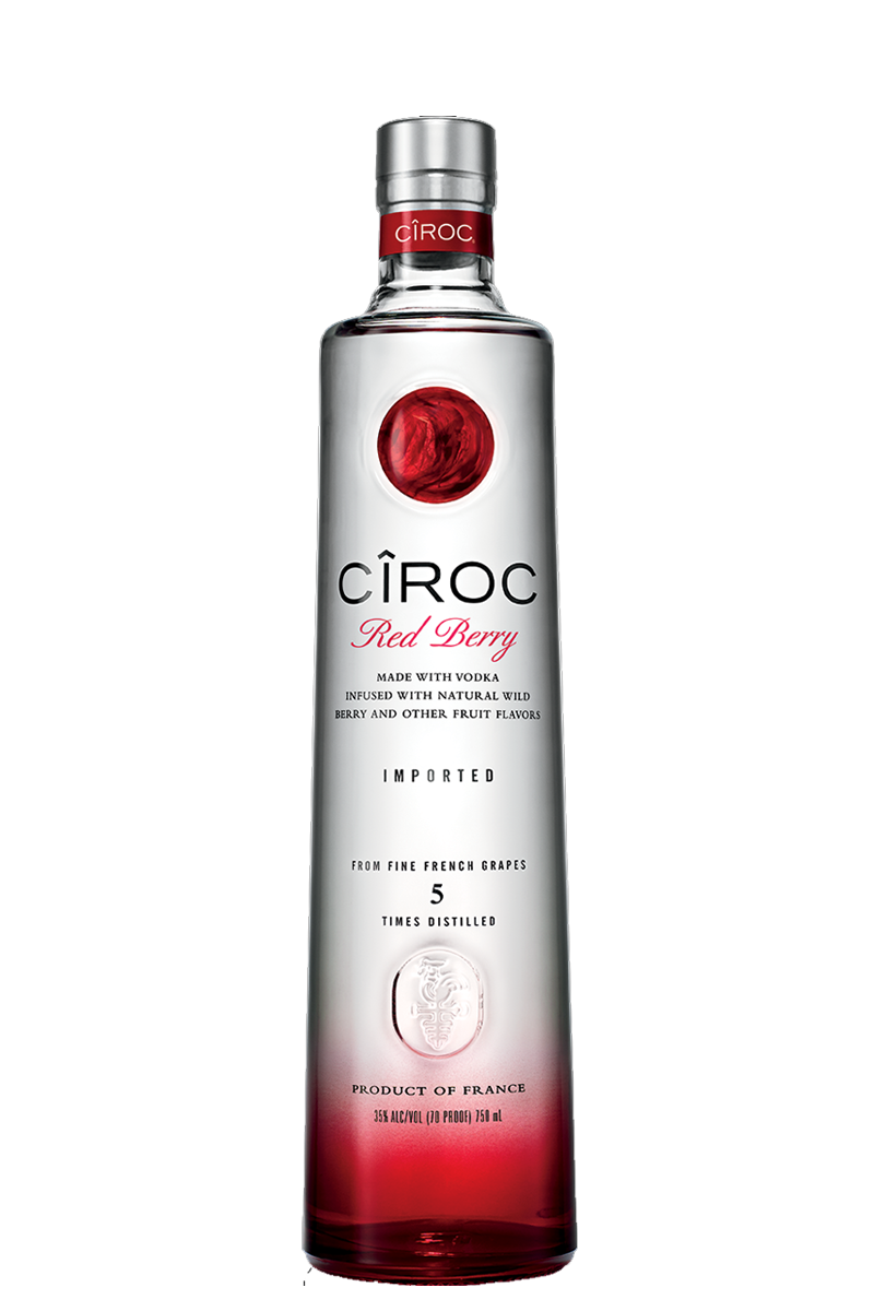 Ciroc Red Berry Flavored French Vodka 750 ML