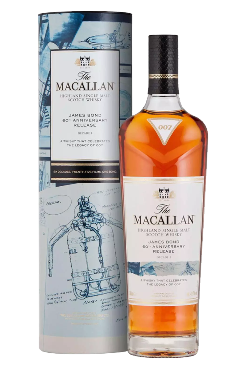 Macallan Single Malt James Bond 60th Anniversary Edition - Decade I