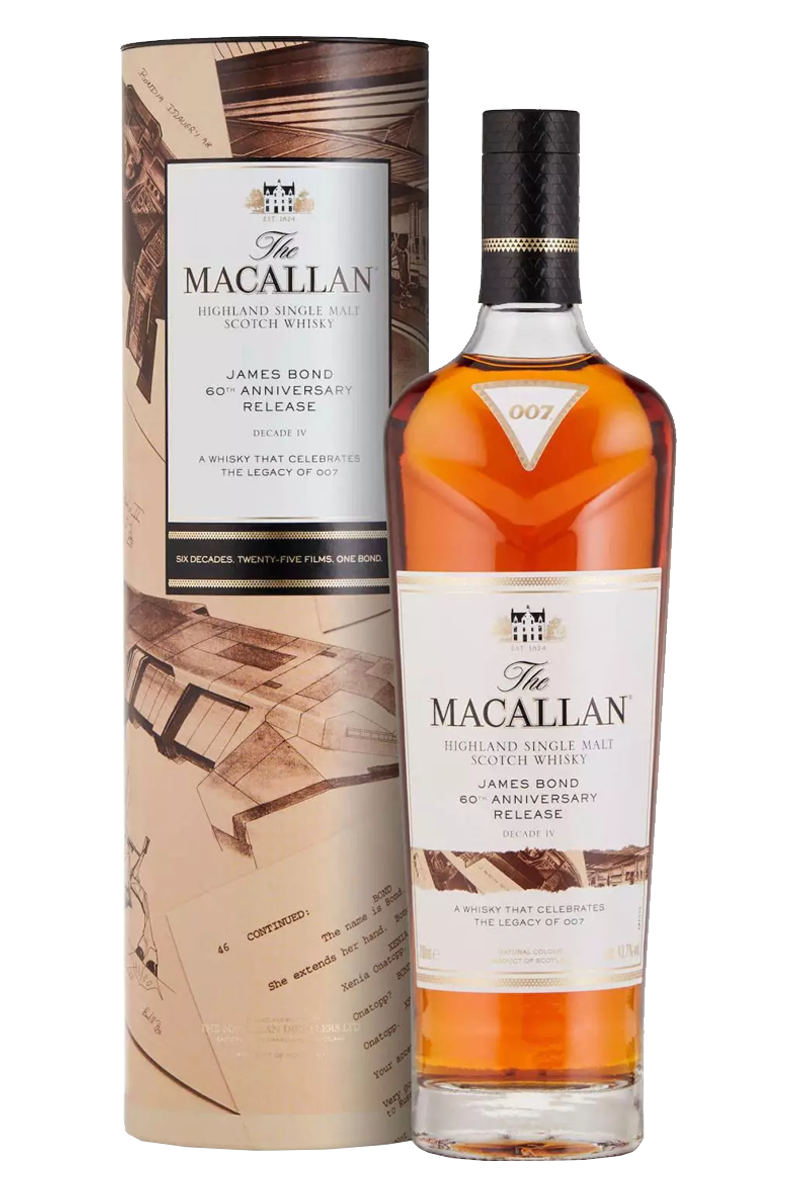 Macallan Single Malt James Bond 60th Anniversary Edition - Decade IV