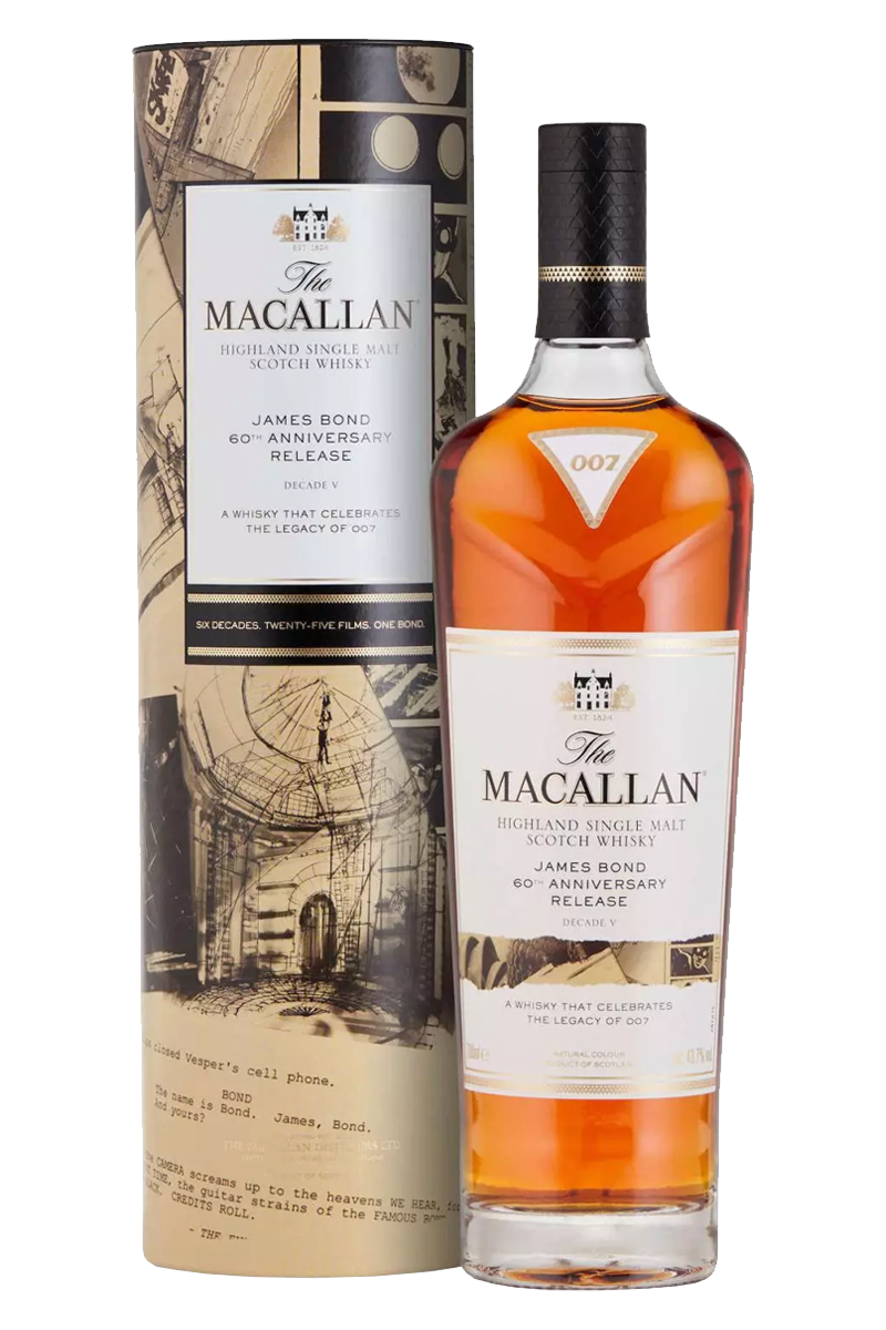 Macallan Single Malt James Bond 60th Anniversary Edition - Decade V