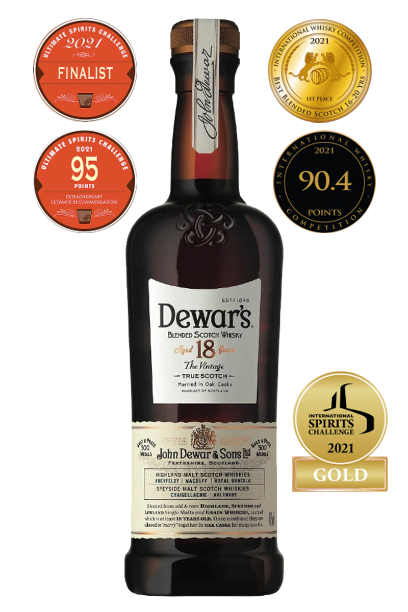 Dewar's 18 Years Blended Scotch Whisky – Jensens Liquors